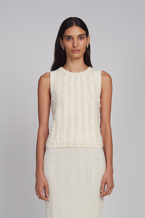 Lilia Tank - Pearl