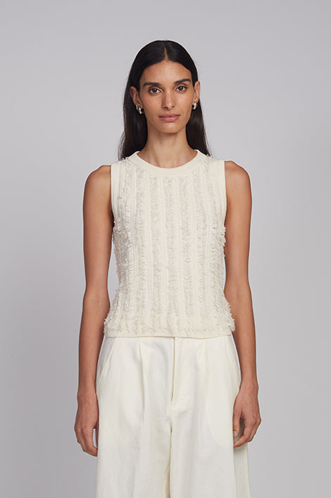 Lilia Tank - Pearl