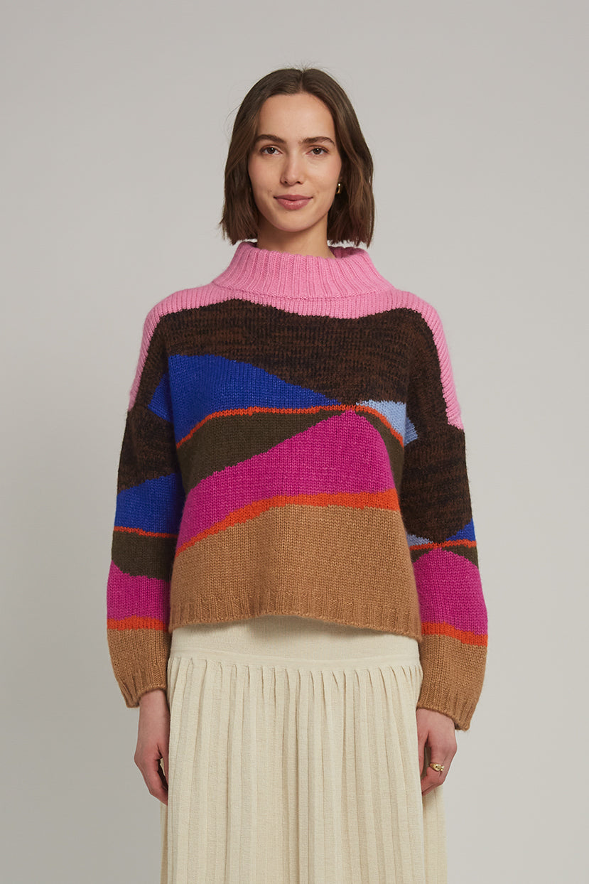 ELEVEN SIX Burdett Sweater - Multi Color