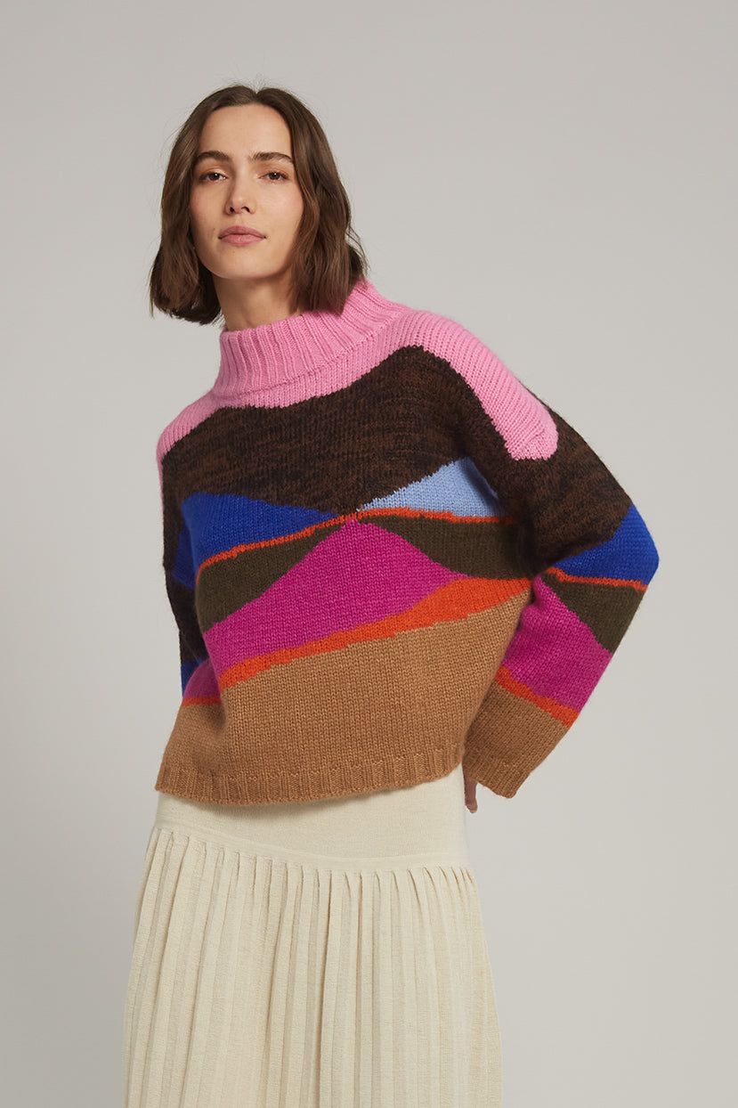 ELEVEN SIX Burdett Sweater - Multi Color