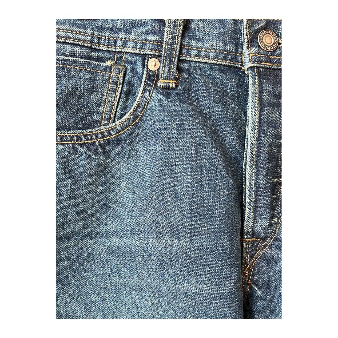 Akita Regular Taper 13.5oz Rainbow Selvedge - 180 Day Dark Wash - DUNE + SALT