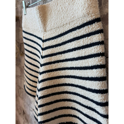 ELEVEN SIX Raya Short - Ivory/Navy Stripe Gray