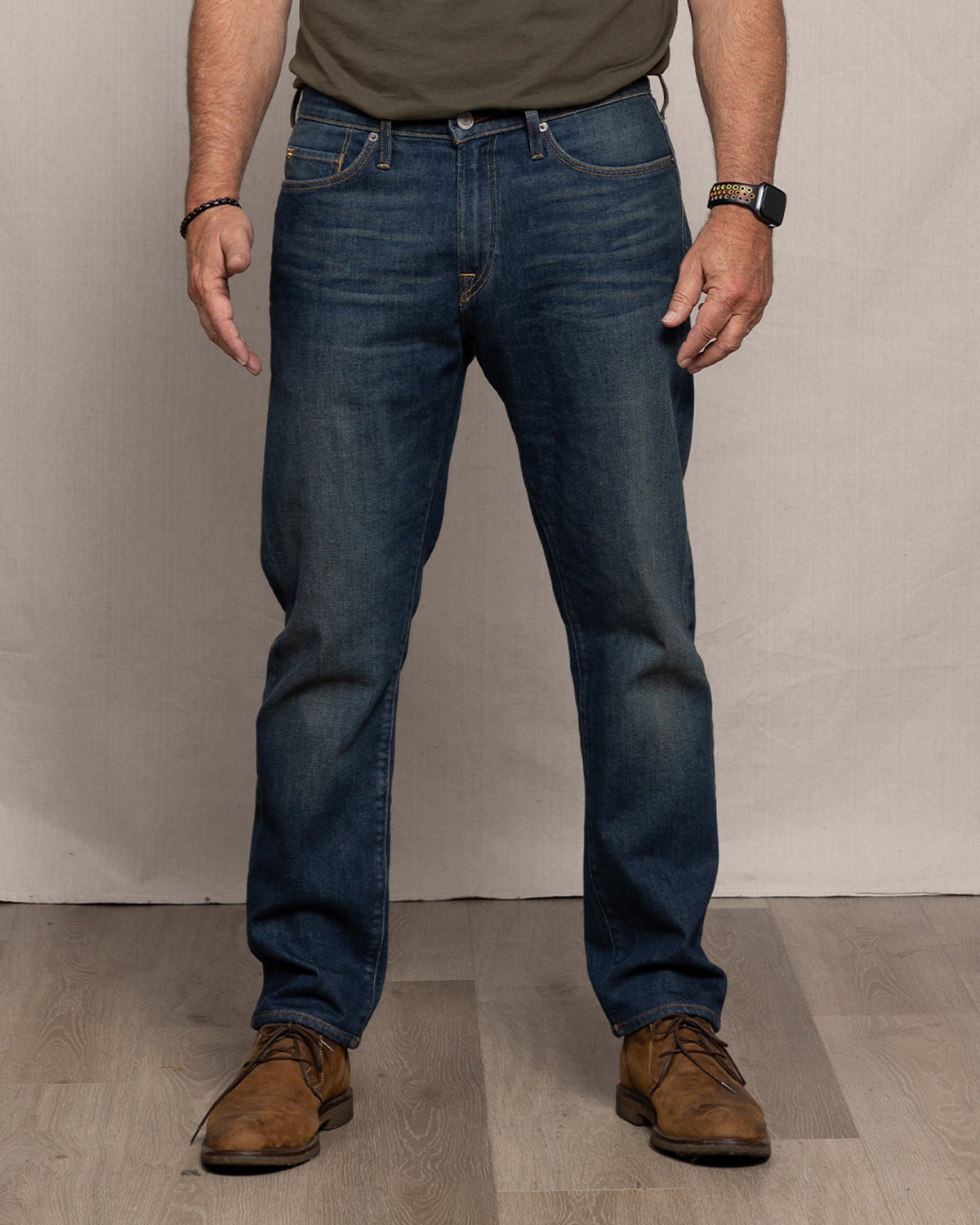 Men's Ace Rivington Brodie Taper Comfort 12oz jeans in Dirty Classic wash