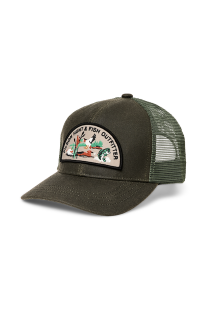 Logger Mesh Cap - Otter Green/Hunt Fish - DUNE + SALT