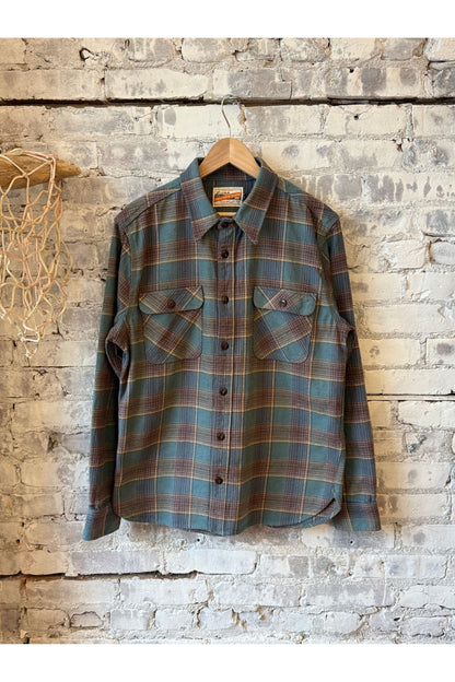Jepson Plaid Shirt - Dusty Blue - DUNE + SALT