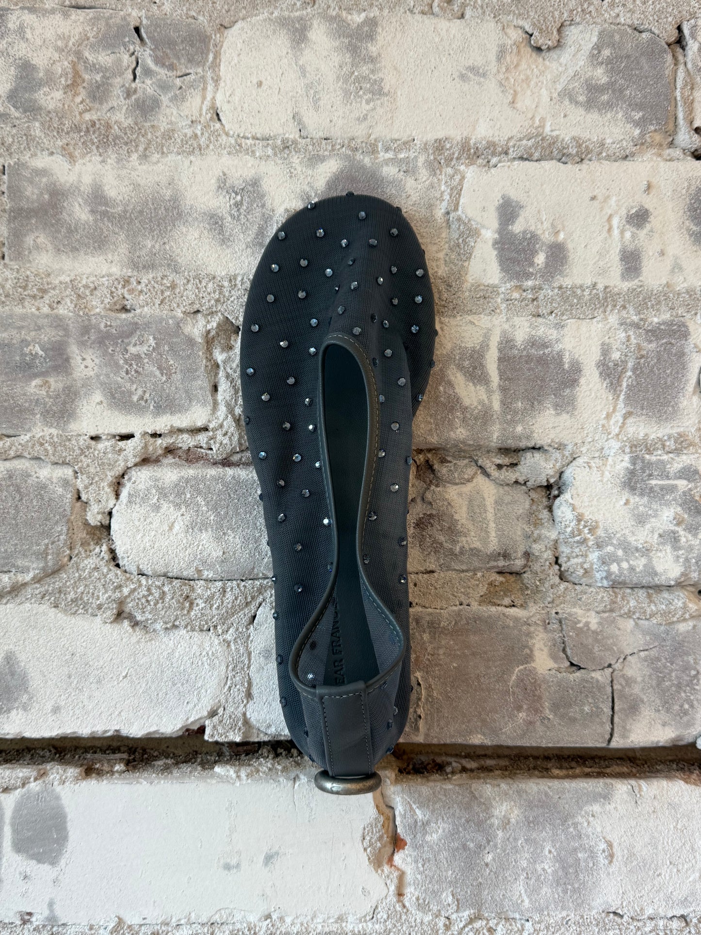 Women's Dear Frances Balla Mesh Crystals Steel shoes with intricate mesh and crystal embellishments.