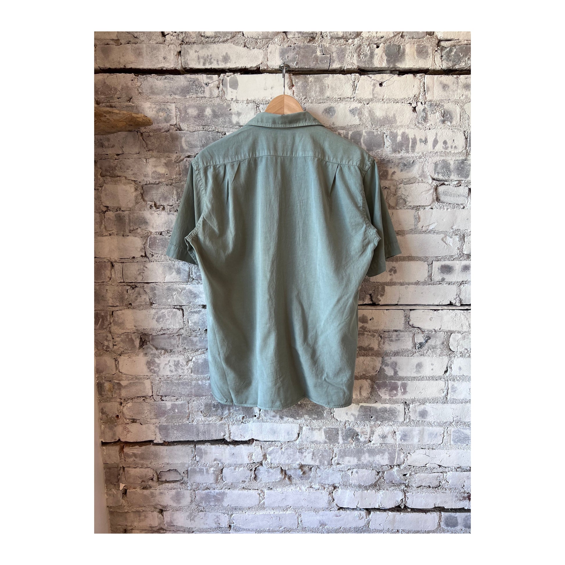 Palm Mc Pat Shirt - Faded Green - DUNE + SALT