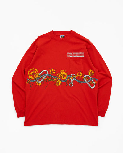Valley Floor Long Sleeve Tee - Tomato - DUNE + SALT