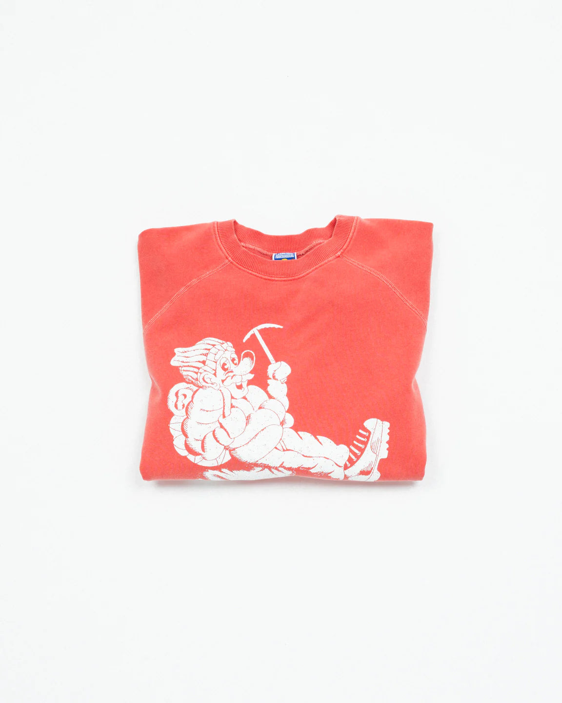 Wayne Raglan Sleeve Sweatshirt - Tomato - DUNE + SALT