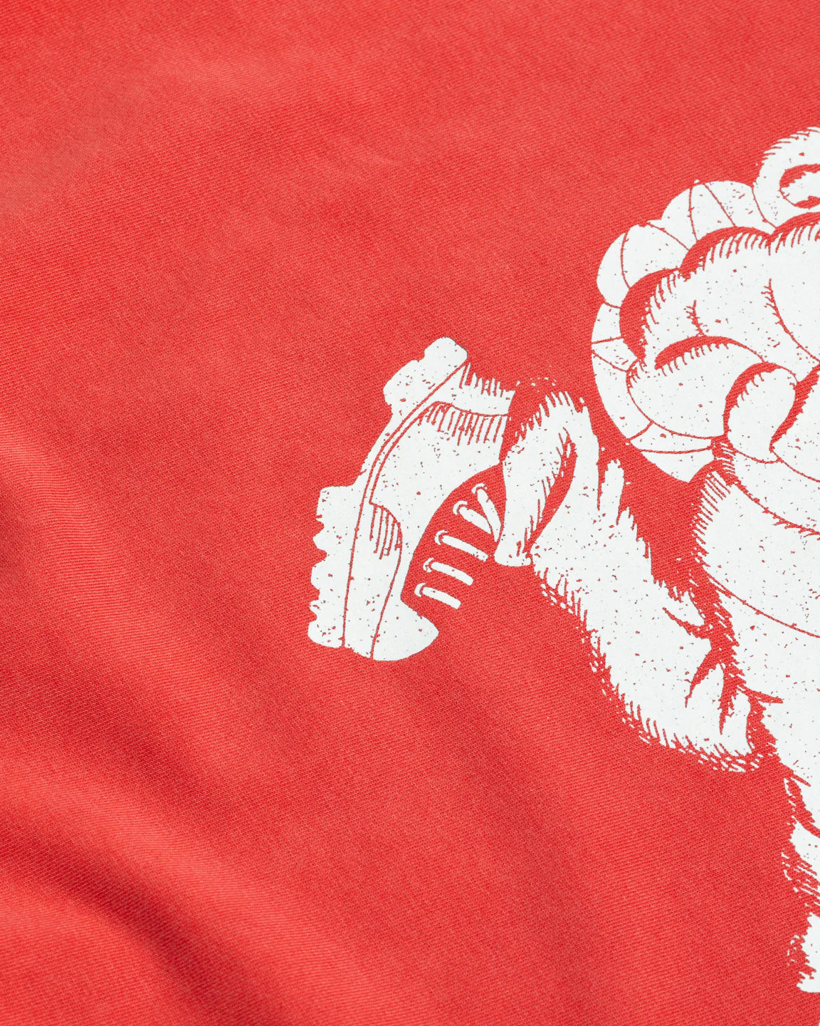 Wayne Raglan Sleeve Sweatshirt - Tomato - DUNE + SALT