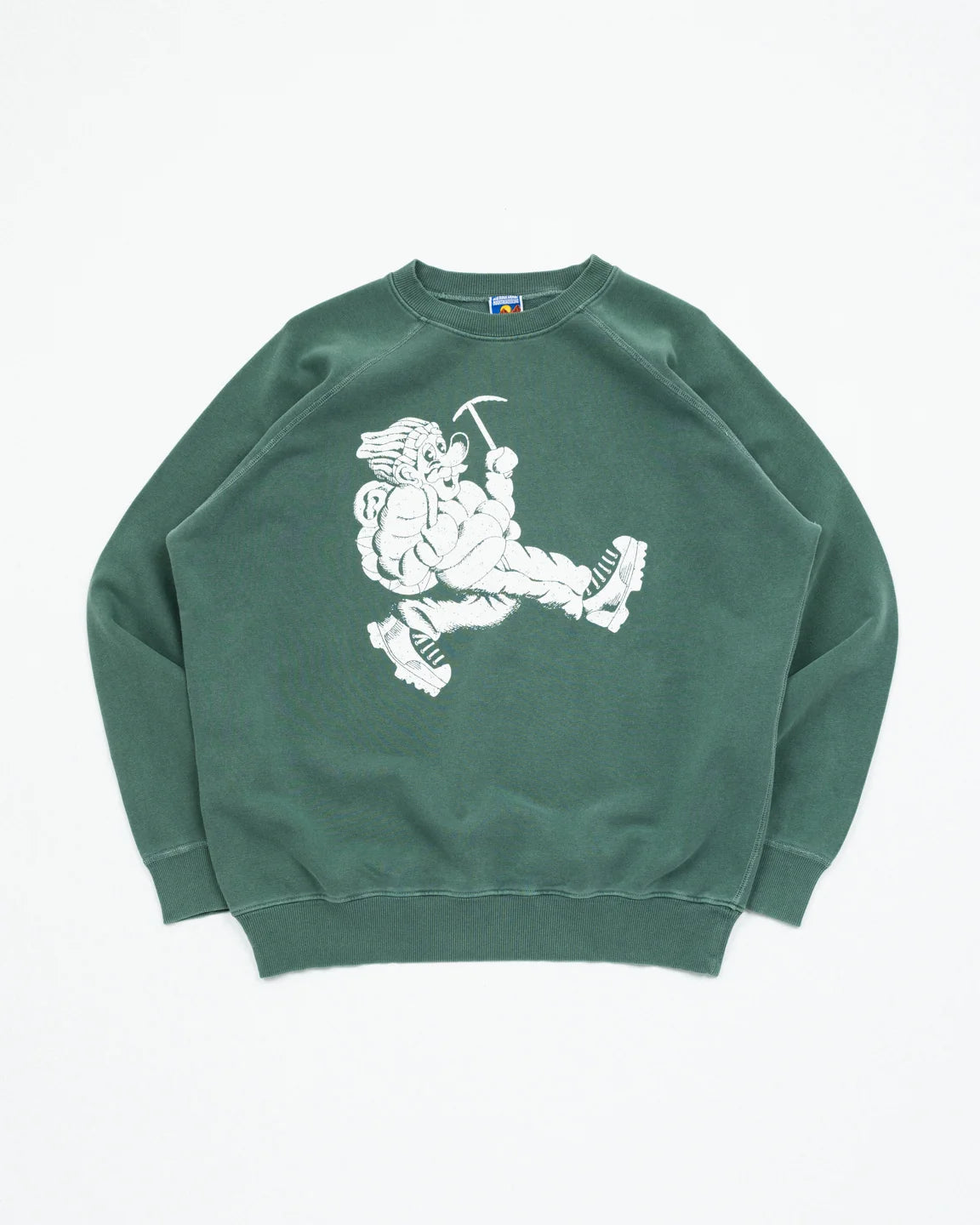 Big Rock Candy Mountaineering Wayne Raglan Sleeve Sweatshirt - Artichoke Dim Gray