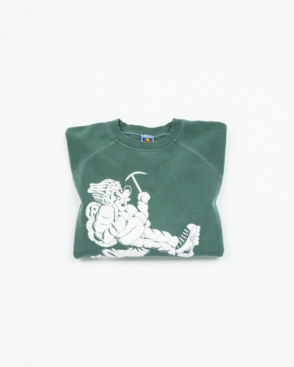 Big Rock Candy Mountaineering Wayne Raglan Sleeve Sweatshirt - Artichoke Dim Gray