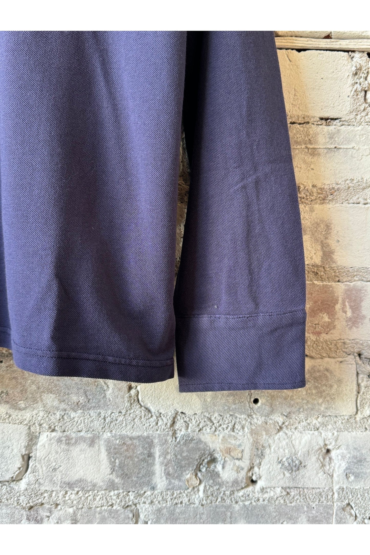 Cotton Piqué Rugby Polo - Navy - DUNE + SALT