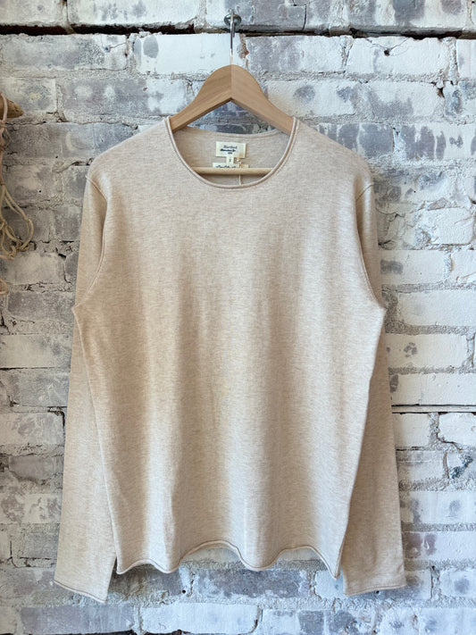 Crew Knitted Pullover - Natural - DUNE + SALT