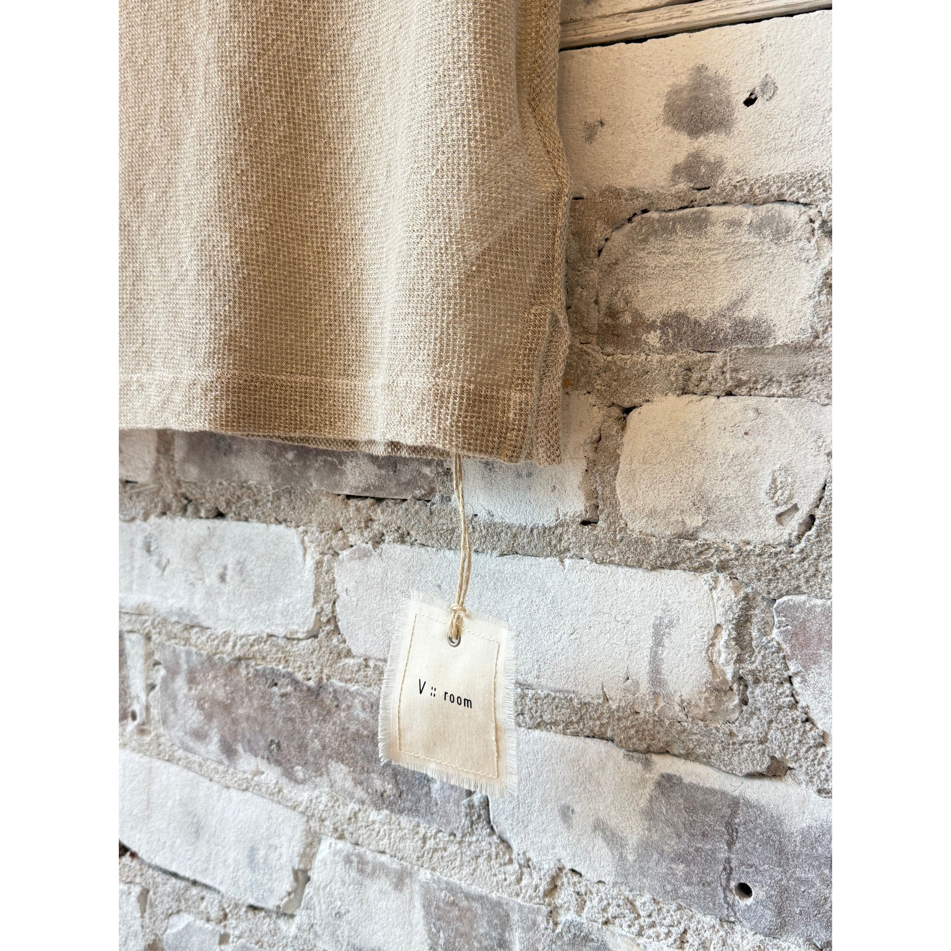 Hemp Pique SS Crew - Sand Khaki - DUNE + SALT