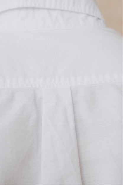 L/S American Oxford Shirt - White - DUNE + SALT