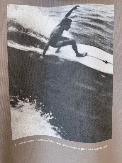 P's Hooded Surfer Sweater - Washed Mud - DUNE + SALT