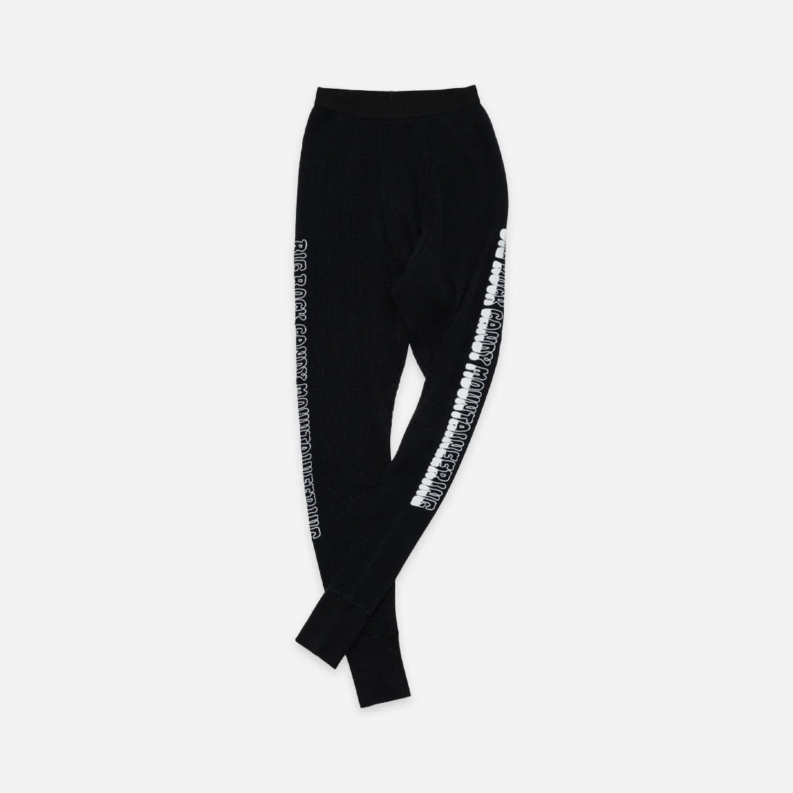 Big Rock Candy Mountaineering Gradient Logo Long Johns - Black Licorice Black