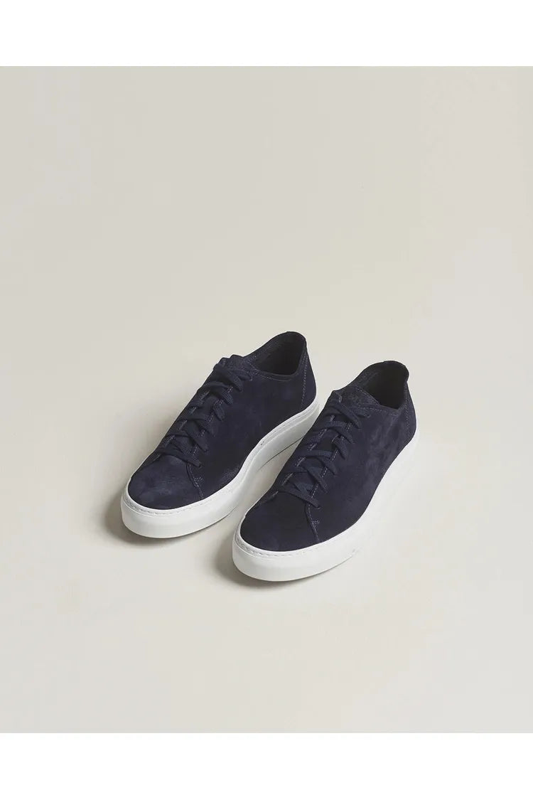 Loria Suede Low Sneaker - Navy - DUNE + SALT