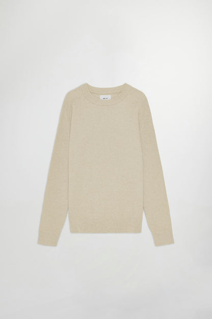 Kevin Rib Knitted Sweater - Khaki Beige - DUNE + SALT