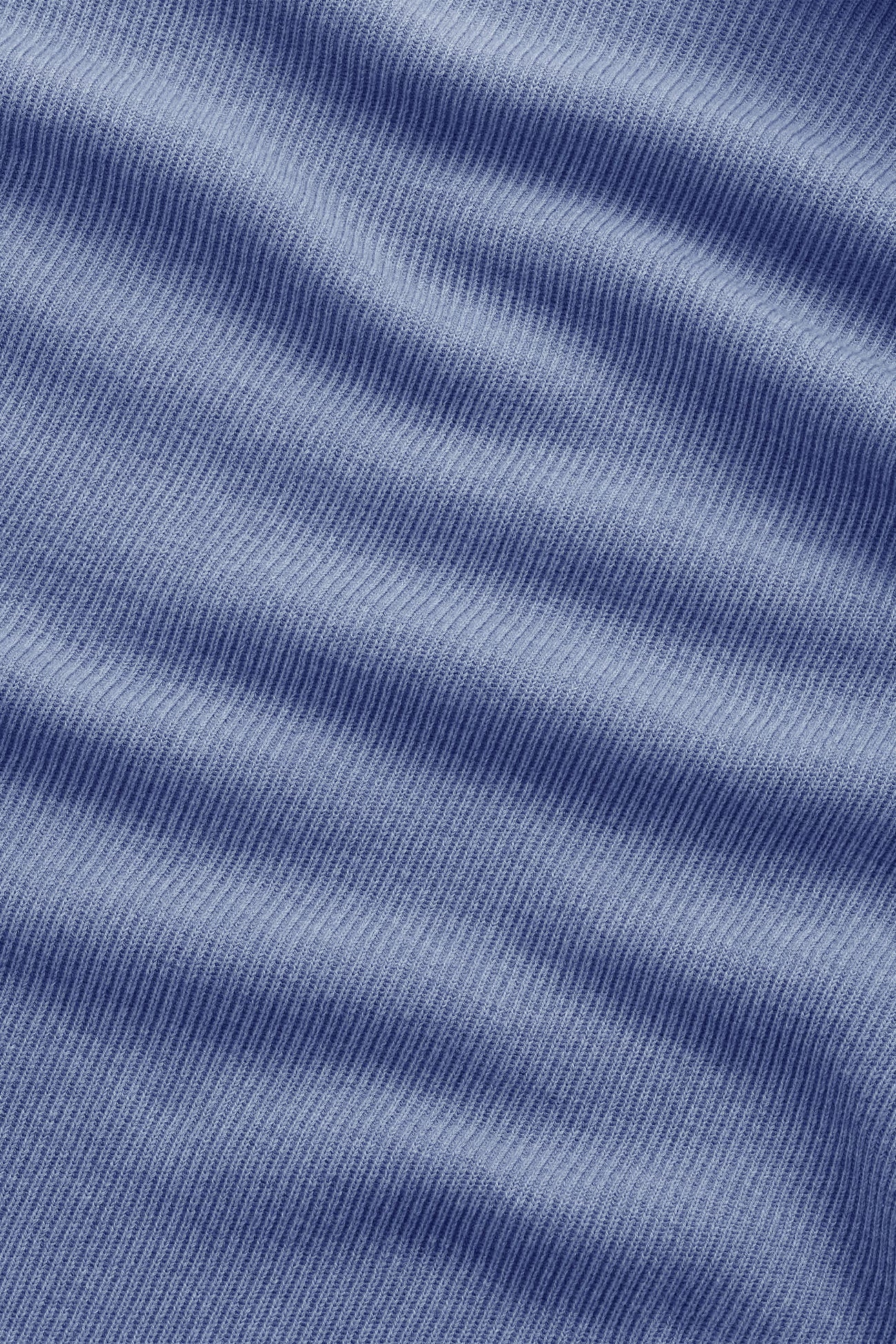 Kevin Ribbed Organic Cotton Sweater - Stone Blue - DUNE + SALT