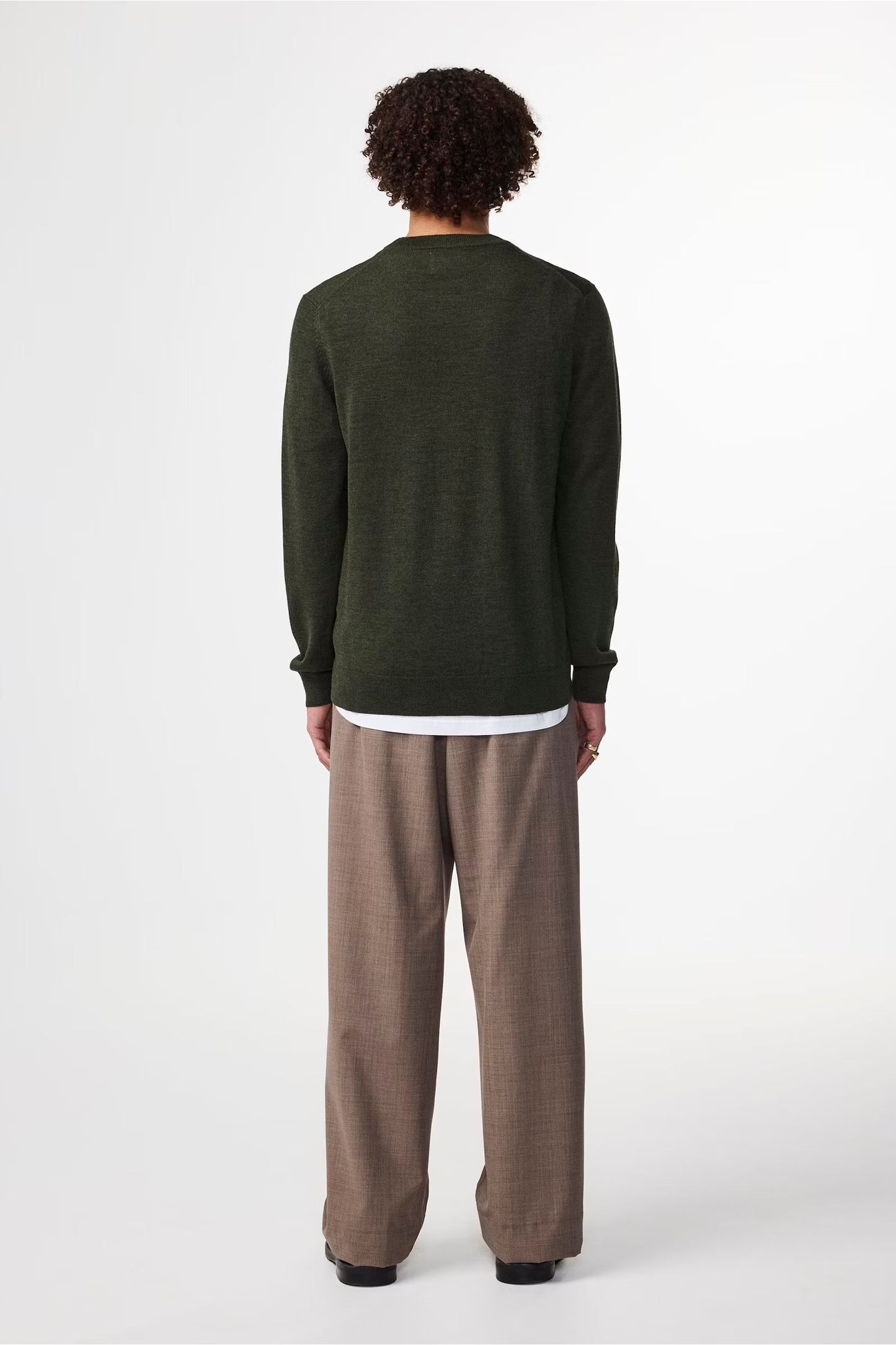 Ted Lightweight Sweater - Dark Army - DUNE + SALT