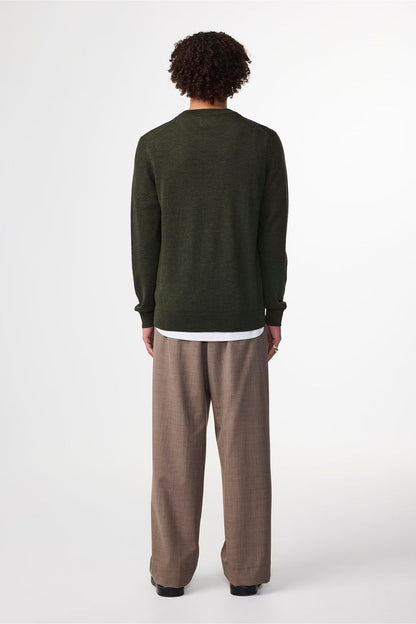 Ted Lightweight Sweater - Dark Army - DUNE + SALT