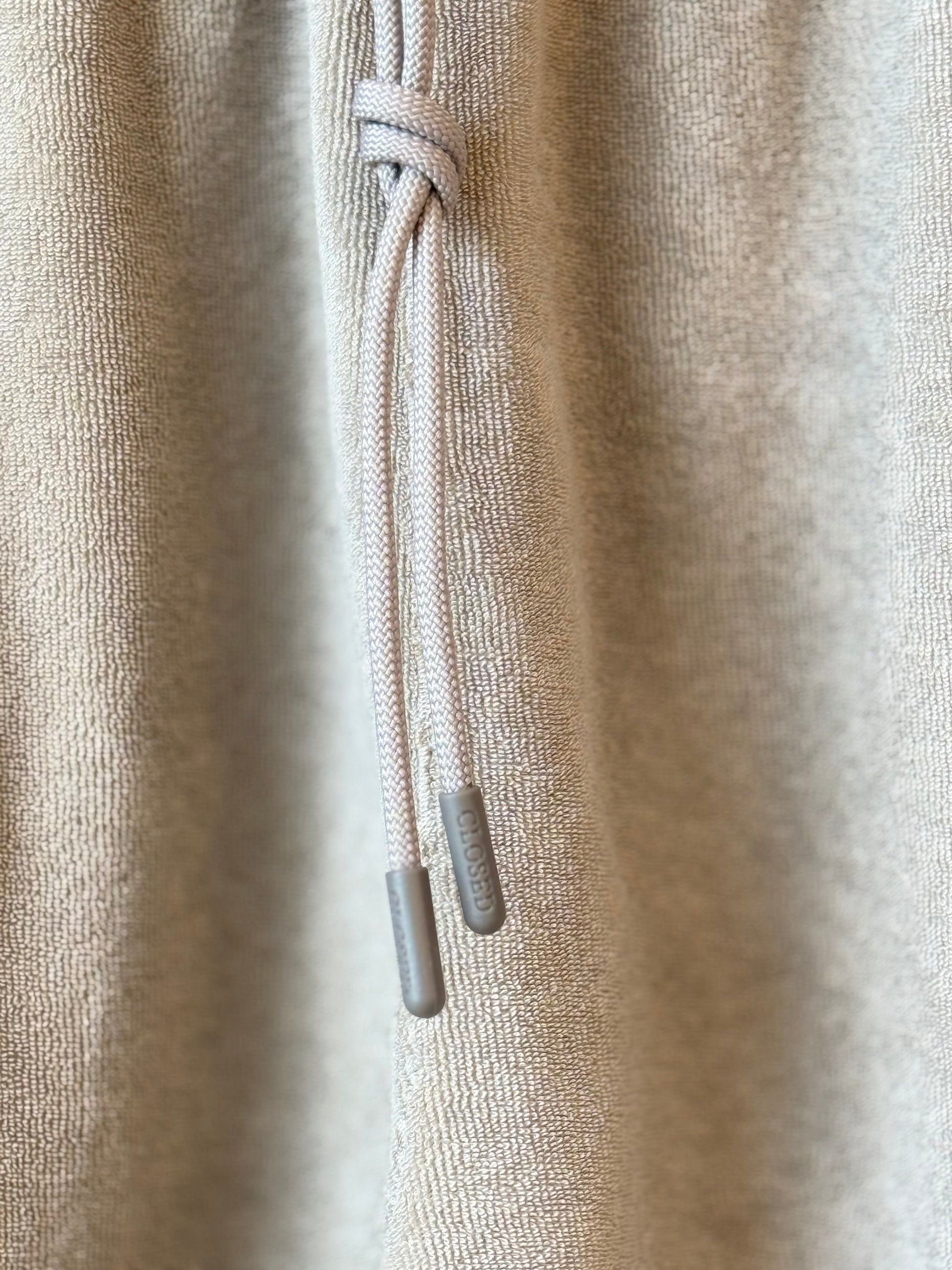 Closed Men's Terry Cloth Shorts - Mud Grey Light Gray