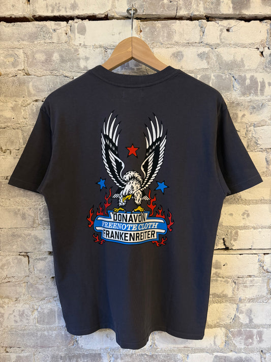 Freenote Cloth Donavon Frankenreiter x FN Cloth 9 Ounce T-Shirt - Gray/Blue Dark Slate Gray