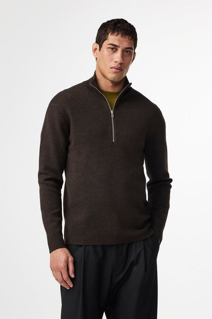 Harald Wool Blend Sweater - Demitasse - DUNE + SALT