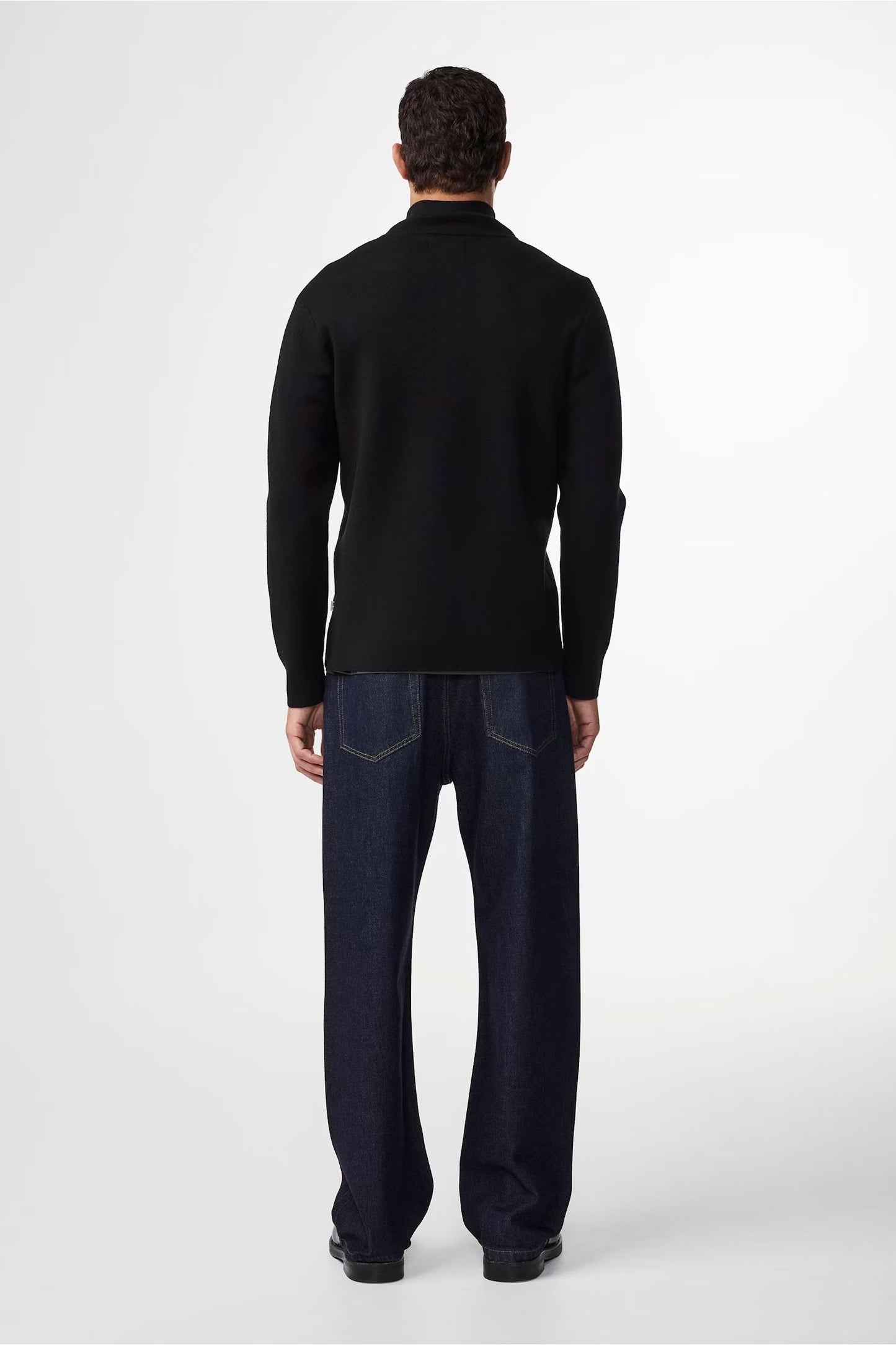 Harald Wool Blend Sweater - Black - DUNE + SALT