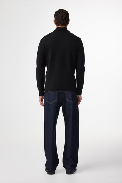 Harald Wool Blend Sweater - Black - DUNE + SALT