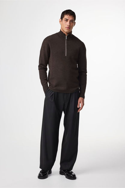 Harald Wool Blend Sweater - Demitasse - DUNE + SALT