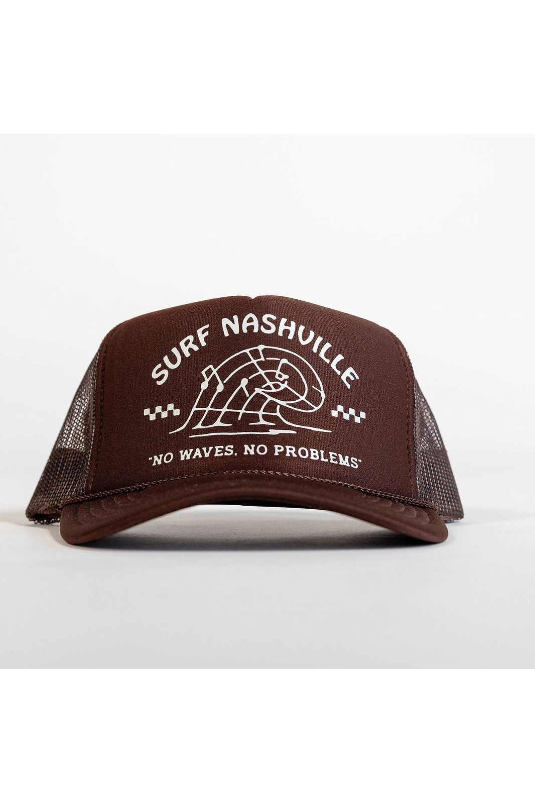 Surf Nashville Trucker Hat - Brown/Cream - DUNE + SALT