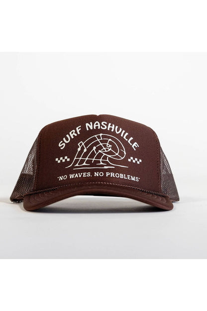 Surf Nashville Trucker Hat - Brown/Cream - DUNE + SALT