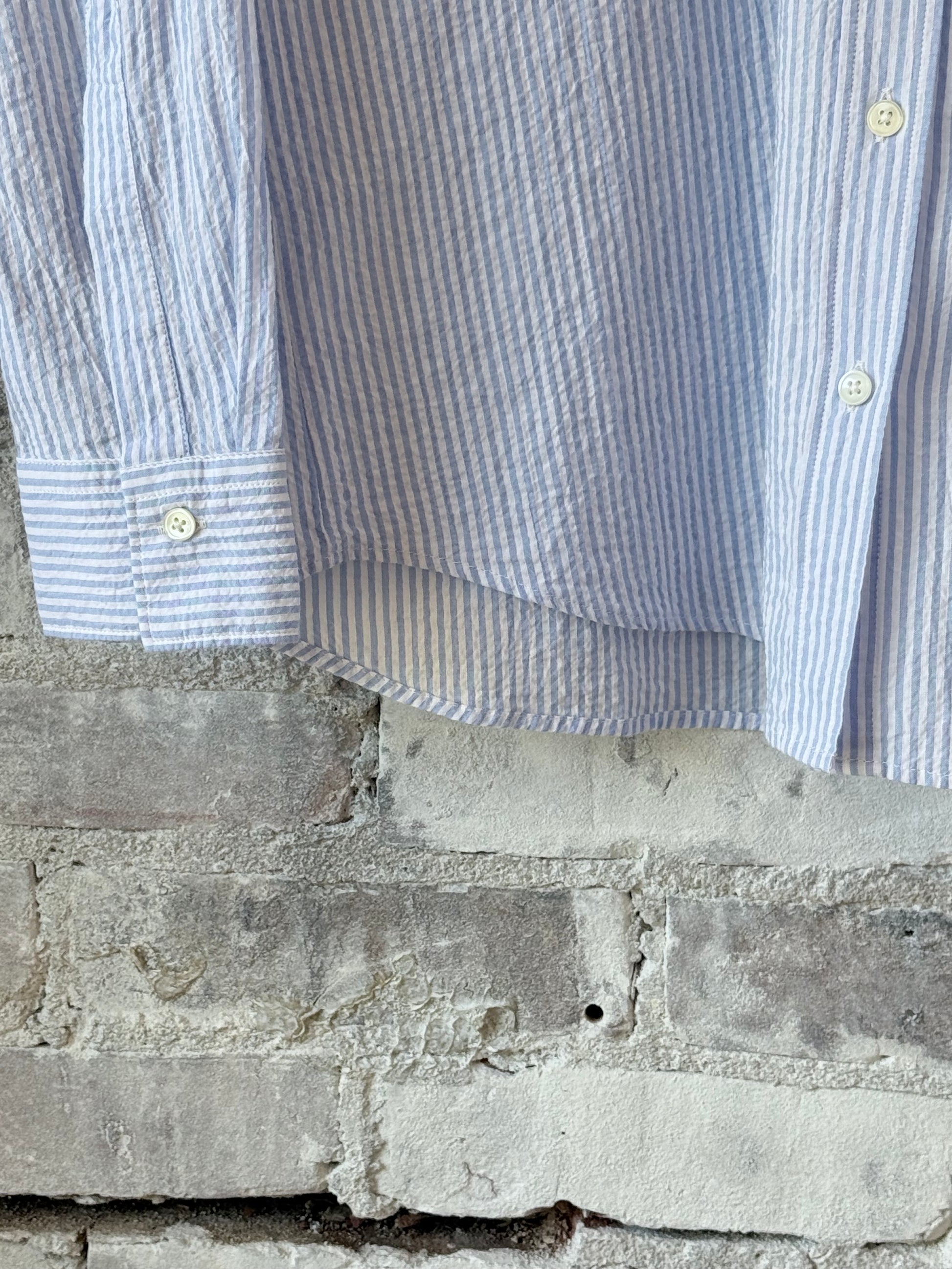 Hartford Women's Charlot Woven Shirt - White/Blue Light Steel Blue