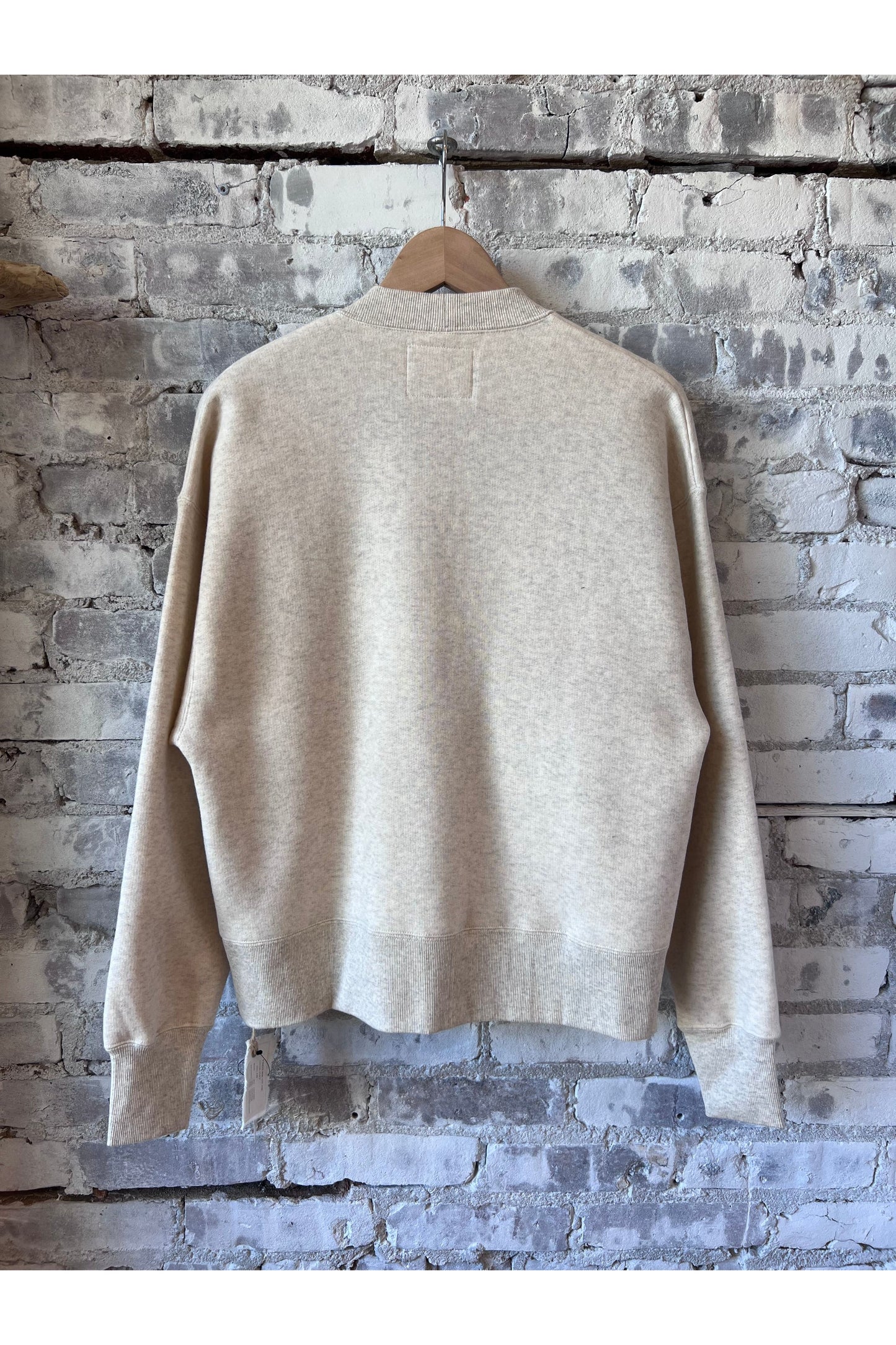 Cotton Tencel Brushed Fleece Cardigan - Oat - DUNE + SALT
