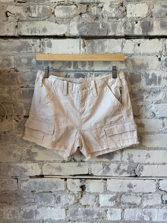 Drill Shorts - Pale Pink
