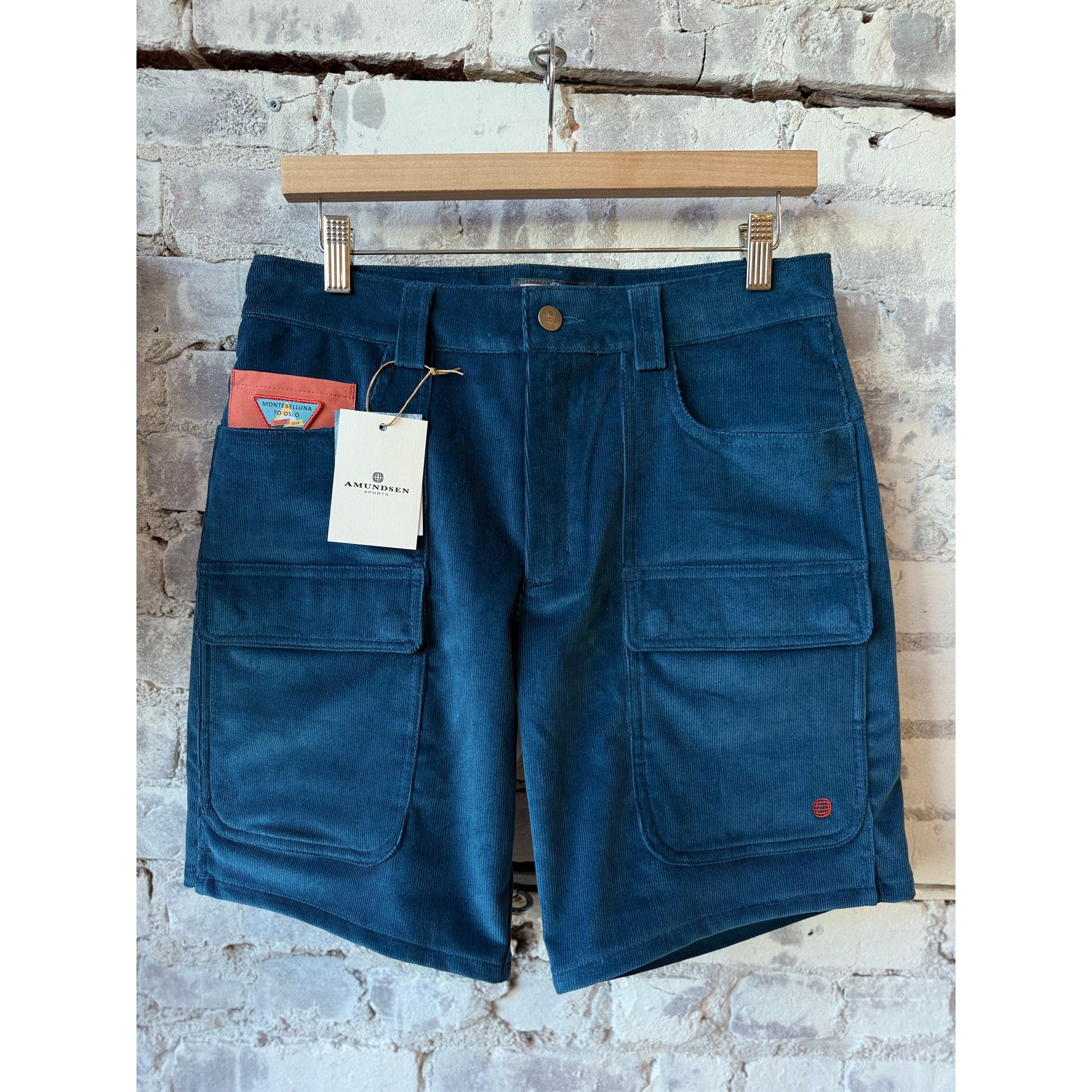 8Incher Cargo Concord Shorts - Indigo/Natural - DUNE + SALT