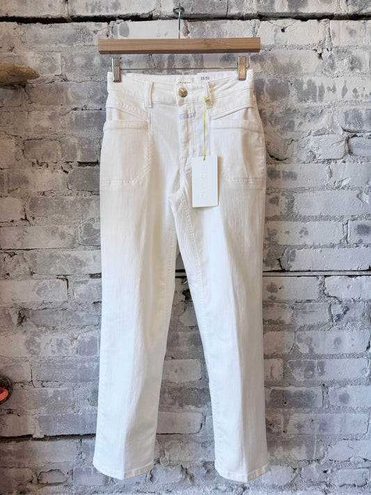 Mira-X Straight Jean – White