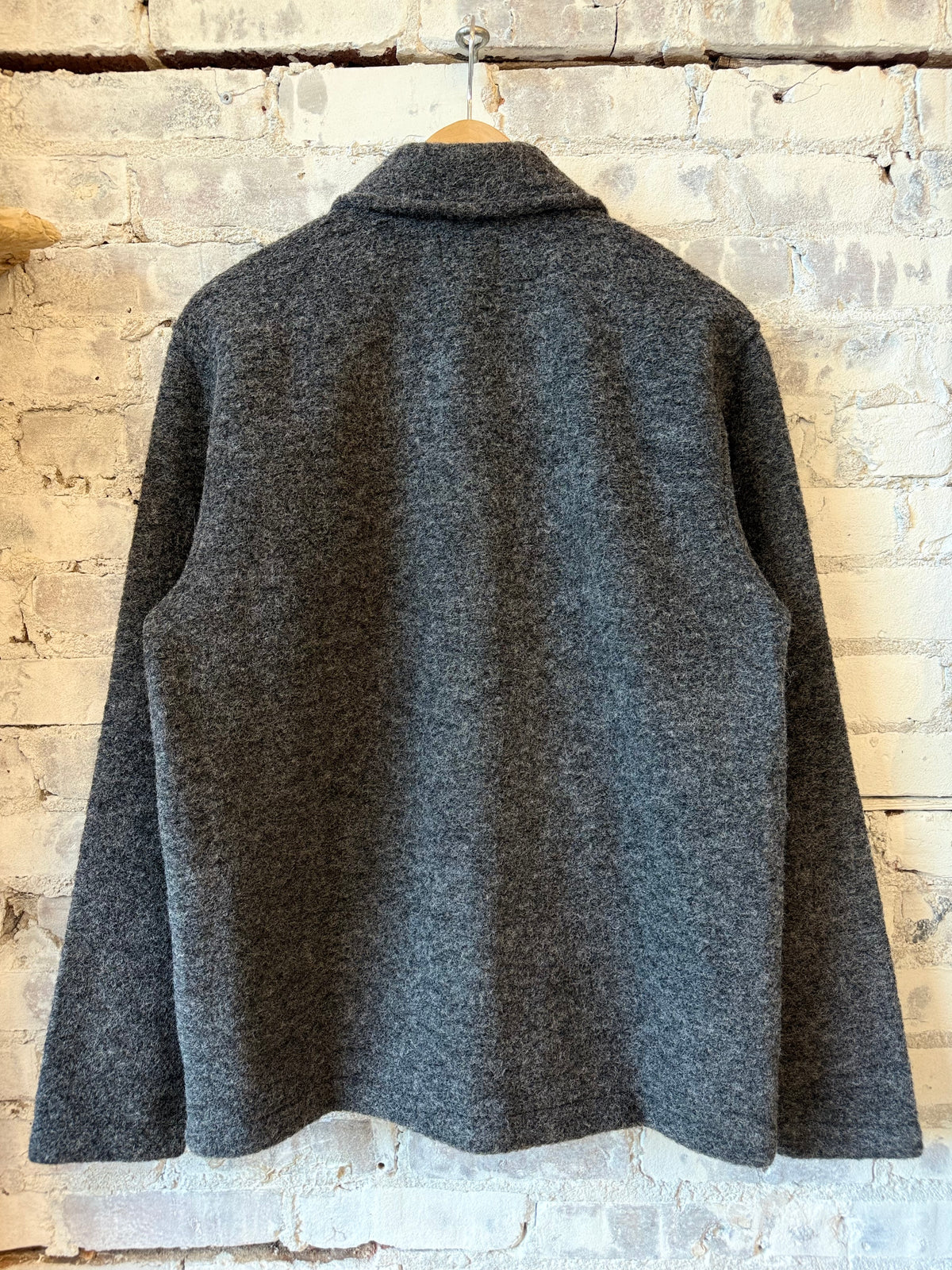 Hartford Men's Service Knitted Jacket - Charcoal Dark Slate Gray