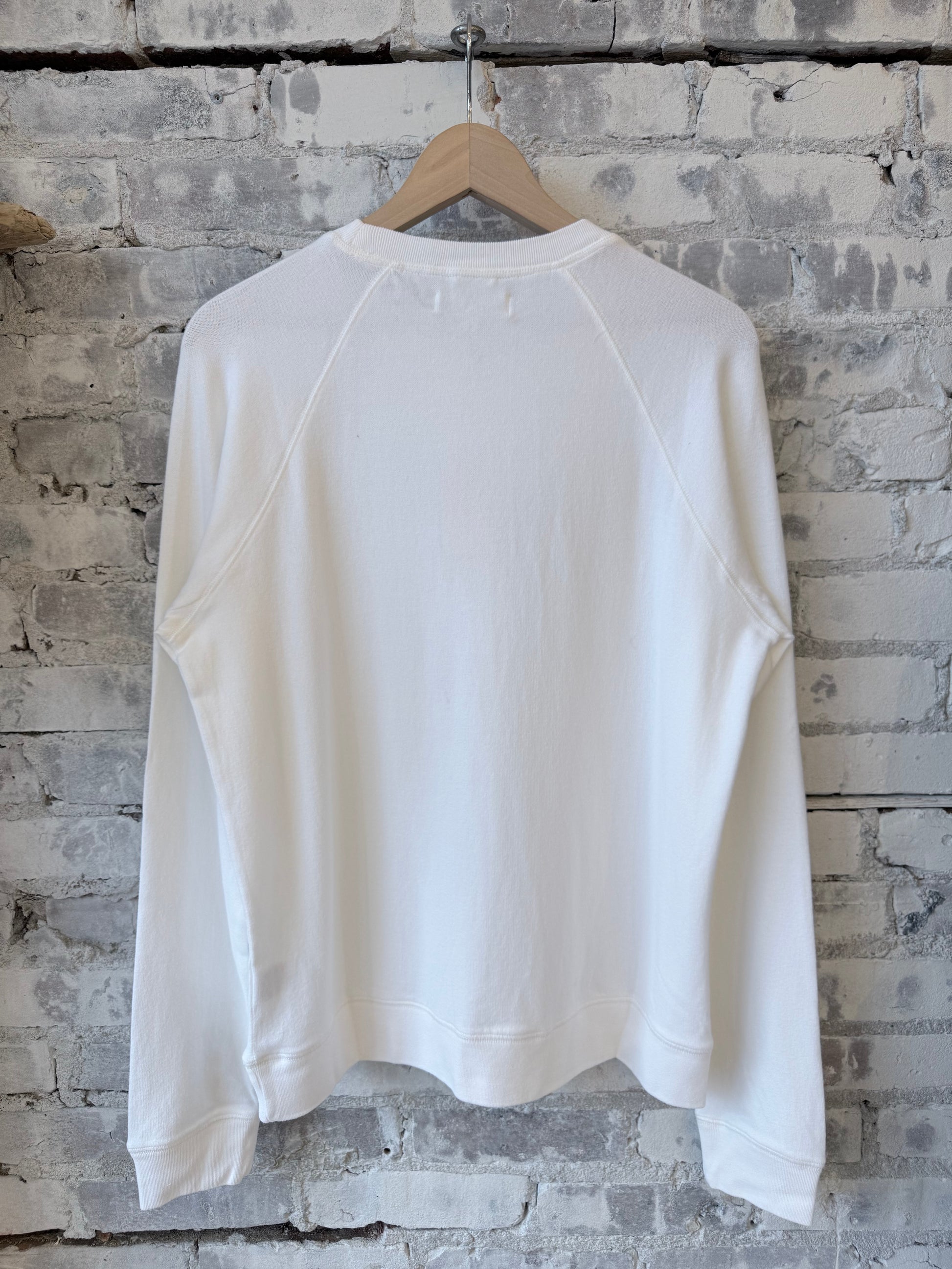 Lightweight Raglan Sweatshirt - White - DUNE + SALT