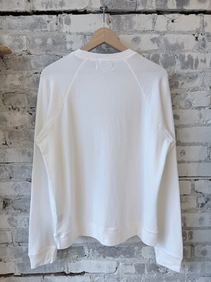 Lightweight Raglan Sweatshirt - White - DUNE + SALT