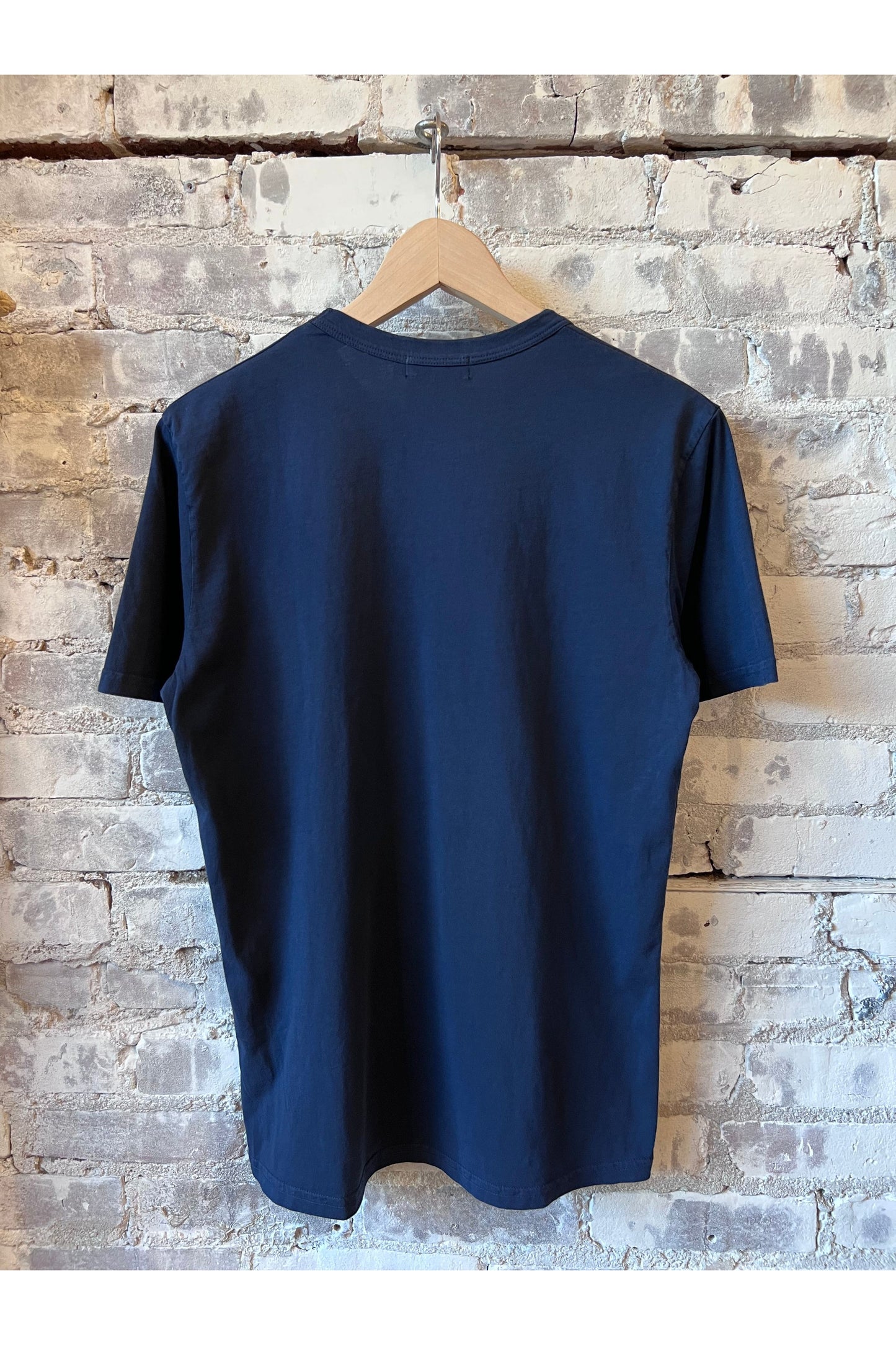 Supima SS Crewneck Tee - Navy - DUNE + SALT