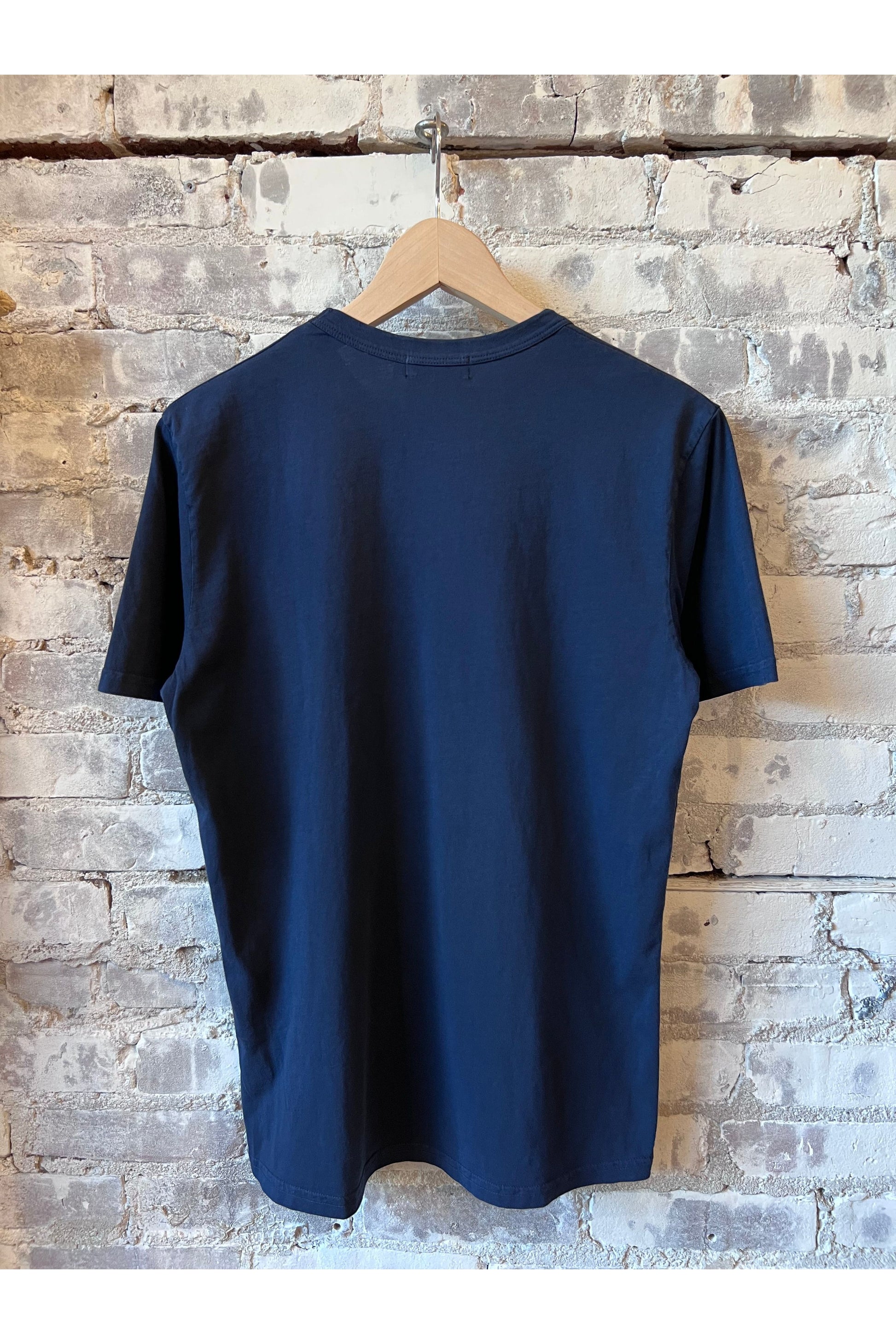 Supima SS Crewneck Tee - Navy - DUNE + SALT