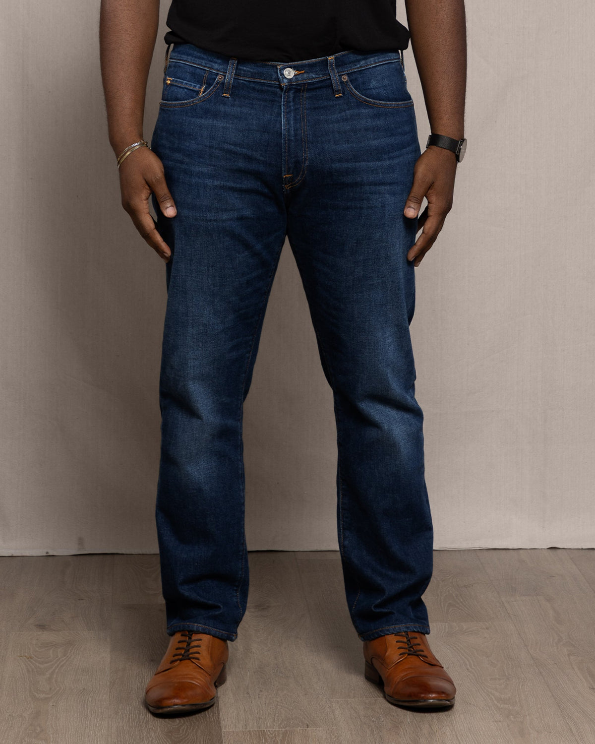 Men's Ace Rivington Brodie Taper Comfort 12oz jeans in Dark Classic wash