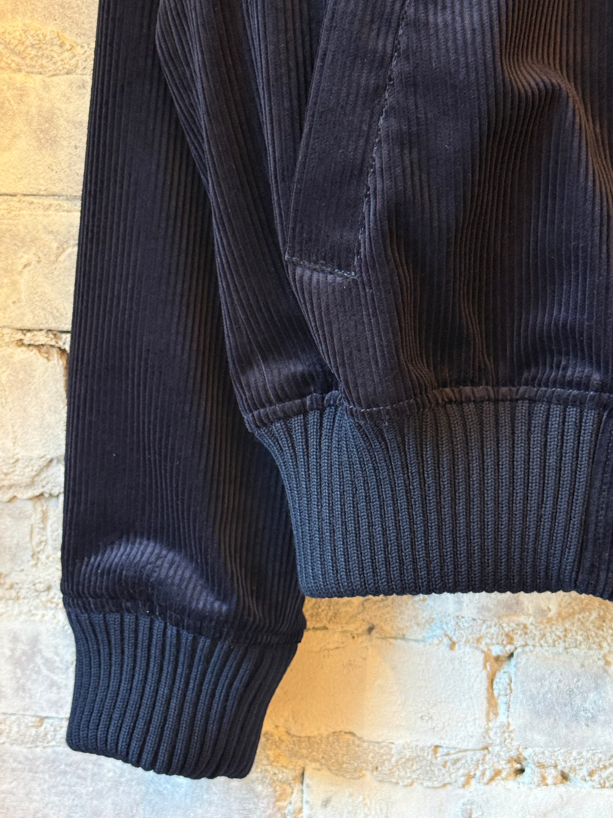 Aspesi Cotton Corduroy Jacket - Navy Dark Slate Gray