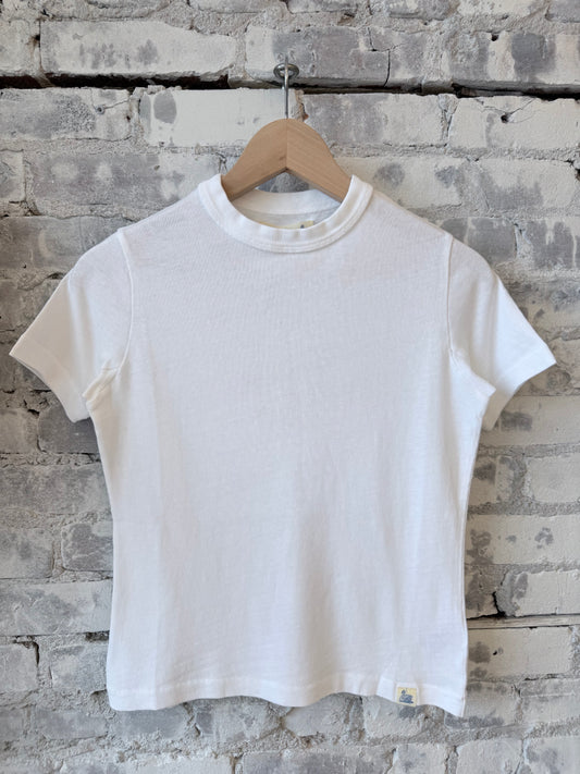 Supple Authentic Jersey Cotton Women's T-Shirt - Crisp White - DUNE + SALT