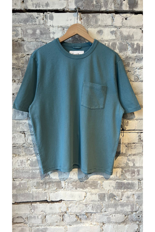 Garment Dyed Tee - Aegean Blue - DUNE + SALT
