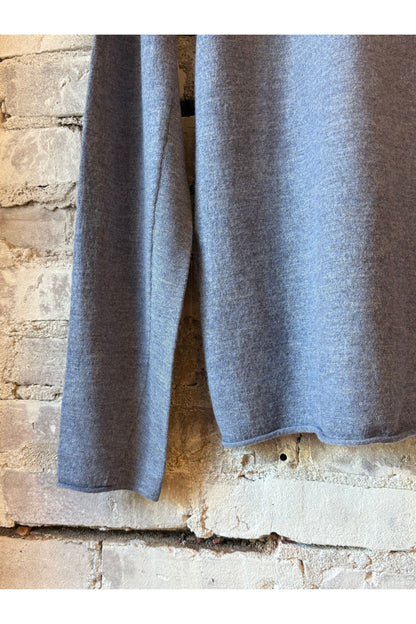 Men's Boiled Half Zip - Denim Blue - DUNE + SALT
